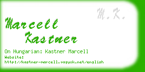 marcell kastner business card